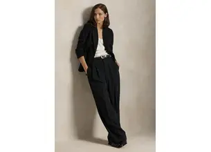 Μπλέιζερ με μίγμα μαλλιού Polo Ralph Lauren χρώμα: μαύρο, 211947956