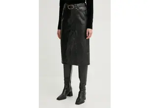 Φούστα Twinset χρώμα: μαύρο, 242TT2310