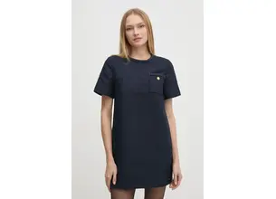 Φόρεμα Tommy Hilfiger χρώμα: ναυτικό μπλε, WW0WW43560