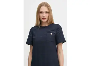 Φόρεμα Tommy Hilfiger χρώμα: ναυτικό μπλε, WW0WW43560