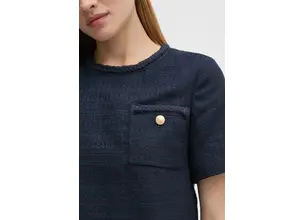 Φόρεμα Tommy Hilfiger χρώμα: ναυτικό μπλε, WW0WW43560