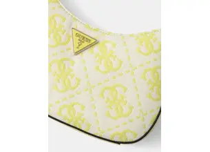 Τσάντα Guess RUMA χρώμα: πράσινο, HWJG93 39720