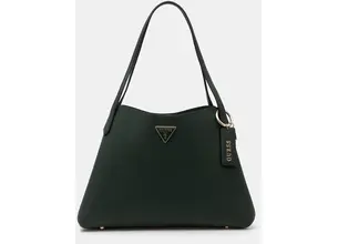 Τσάντα Guess SORA χρώμα: πράσινο, HWVG95 07220