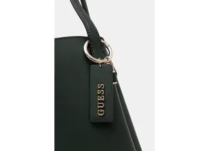 Τσάντα Guess SORA χρώμα: πράσινο, HWVG95 07220