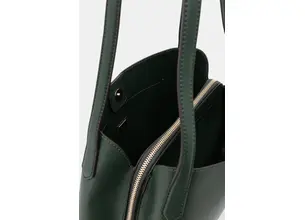 Τσάντα Guess SORA χρώμα: πράσινο, HWVG95 07220