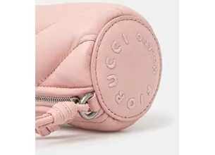 Δερμάτινη τσάντα Fiorucci Leather Micro Mella Bag χρώμα: ροζ, U01FMASL005LE04PN02