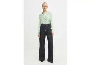Μπλουζάκι Victoria Beckham χρώμα: πράσινο, 1125WTP006017A