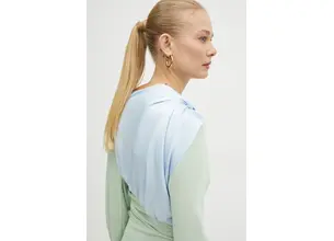 Μπλουζάκι Victoria Beckham χρώμα: πράσινο, 1125WTP006017A