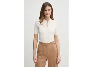 Πουλόβερ Guess χρώμα: μπεζ, W5RR10 Z2Y72