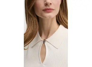 Πουλόβερ Guess χρώμα: μπεζ, W5RR10 Z2Y72