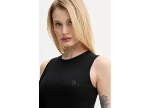 Top MM6 Maison Margiela χρώμα: μαύρο, S52NL0069.MTJ017