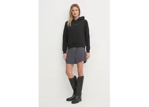 Μπλούζα Calvin Klein Jeans χρώμα: μαύρο, με κουκούλα, J20J225494