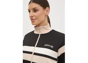 Μπλούζα Guess SUZANNE χρώμα: μαύρο, V5RQ00 KCO72