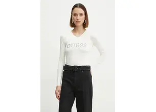 Πουλόβερ Guess HOLLY χρώμα: μπεζ, W5RR38 Z2NQ2