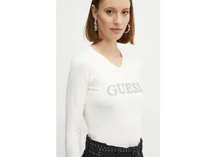 Πουλόβερ Guess HOLLY χρώμα: μπεζ, W5RR38 Z2NQ2
