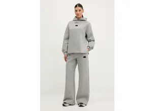 Μπλούζα The North Face Relaxed χρώμα: γκρι, με κουκούλα, NF0A89C0EC41