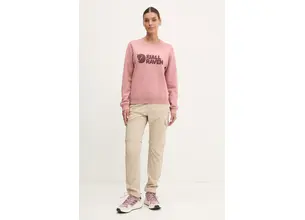 Μπλούζα Fjallraven Fjällräven Logo χρώμα: ροζ, F84143