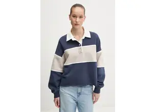 Μπλούζα Abercrombie & Fitch χρώμα: ναυτικό μπλε, KI152-5112
