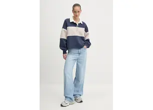Μπλούζα Abercrombie & Fitch χρώμα: ναυτικό μπλε, KI152-5112