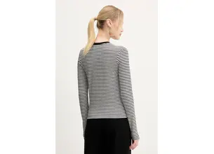 Μακρυμάνικο Desigual WISCONSIN χρώμα: μαύρο, 25SWTK85