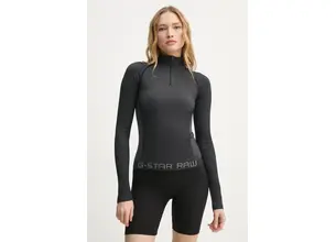 Μακρυμάνικο G-Star Raw χρώμα: μαύρο, D26341-D989