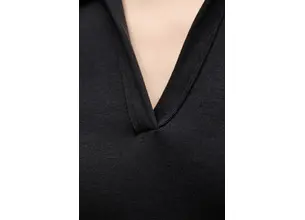 Μακρυμάνικο Abercrombie & Fitch χρώμα: μαύρο, KI139-5208