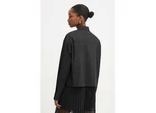 Πουκάμισο Twinset χρώμα: μαύρο, 251TF202A