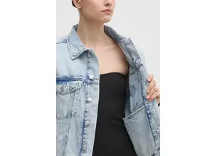 Τζιν μπουφάν Calvin Klein Jeans χρώμα: μπλε, J20J225186