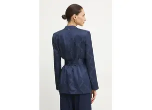 Σακάκι Twinset χρώμα: ναυτικό μπλε, 251TP2010