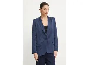 Σακάκι Twinset χρώμα: ναυτικό μπλε, 251TP2010