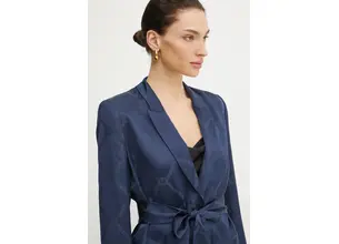 Σακάκι Twinset χρώμα: ναυτικό μπλε, 251TP2010