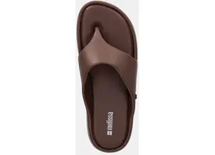 Σαγιονάρες Melissa MELISSA FREE PLATFORM THONG AD χρώμα: καφέ, M 36088 BE885