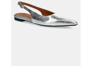 Δερμάτινες μπαλαρίνες Vagabond Shoemakers HERMINE χρώμα: ασημί, 5733-183-79