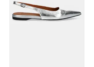 Δερμάτινες μπαλαρίνες Vagabond Shoemakers HERMINE χρώμα: ασημί, 5733-183-79