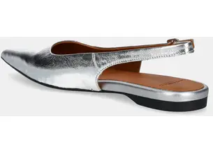 Δερμάτινες μπαλαρίνες Vagabond Shoemakers HERMINE χρώμα: ασημί, 5733-183-79