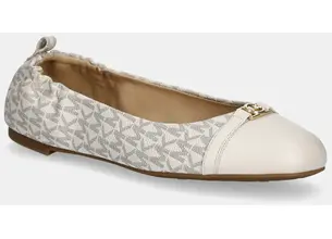 Μπαλαρίνες MICHAEL Michael Kors Mandy χρώμα: μπεζ, 40S5MAFP1B.132