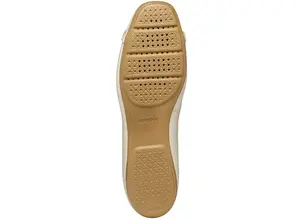 Δερμάτινες μπαλαρίνες Geox D ANNYTAH χρώμα: μπεζ, D557NB 00085 C1122