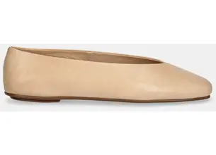 Δερμάτινες μπαλαρίνες Jeffrey Campbell Fathom χρώμα: μπεζ, JC-1528-1-11