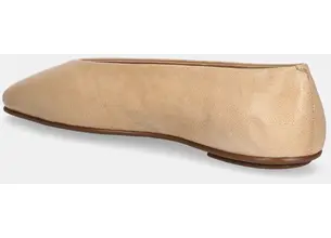 Δερμάτινες μπαλαρίνες Jeffrey Campbell Fathom χρώμα: μπεζ, JC-1528-1-11