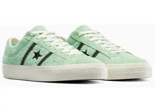 Σουέτ sneakers Converse One Star Academy Pro χρώμα: πράσινο, A10578C