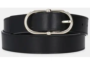 Δερμάτινη ζώνη Furla χρώμα: μαύρο, WC00077 AX0733 O6000