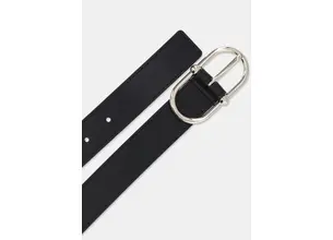 Δερμάτινη ζώνη Furla χρώμα: μαύρο, WC00077 AX0733 O6000