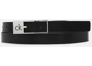 Δερμάτινη ζώνη Calvin Klein χρώμα: μαύρο, K60K613155