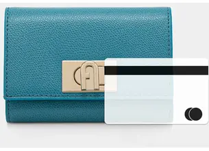 Δερμάτινο πορτοφόλι Furla γυναικείο, χρώμα: μπλε, WP00225 ARE000 TR400
