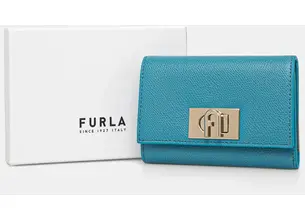 Δερμάτινο πορτοφόλι Furla γυναικείο, χρώμα: μπλε, WP00225 ARE000 TR400