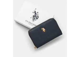 Πορτοφόλι U.S. Polo Assn. Jones χρώμα: ναυτικό μπλε, WEUJE8659WVP