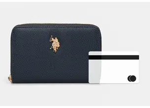 Πορτοφόλι U.S. Polo Assn. Jones χρώμα: ναυτικό μπλε, WEUJE8659WVP