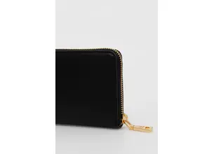 Πορτοφόλι Love Moschino χρώμα: μαύρο, JC5738PP0MKH0000