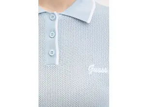 Πόλο Guess χρώμα: μπλε, V5GP00 Z3D60