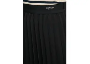 Φούστα Tommy Hilfiger χρώμα: μαύρο, WW0WW43886